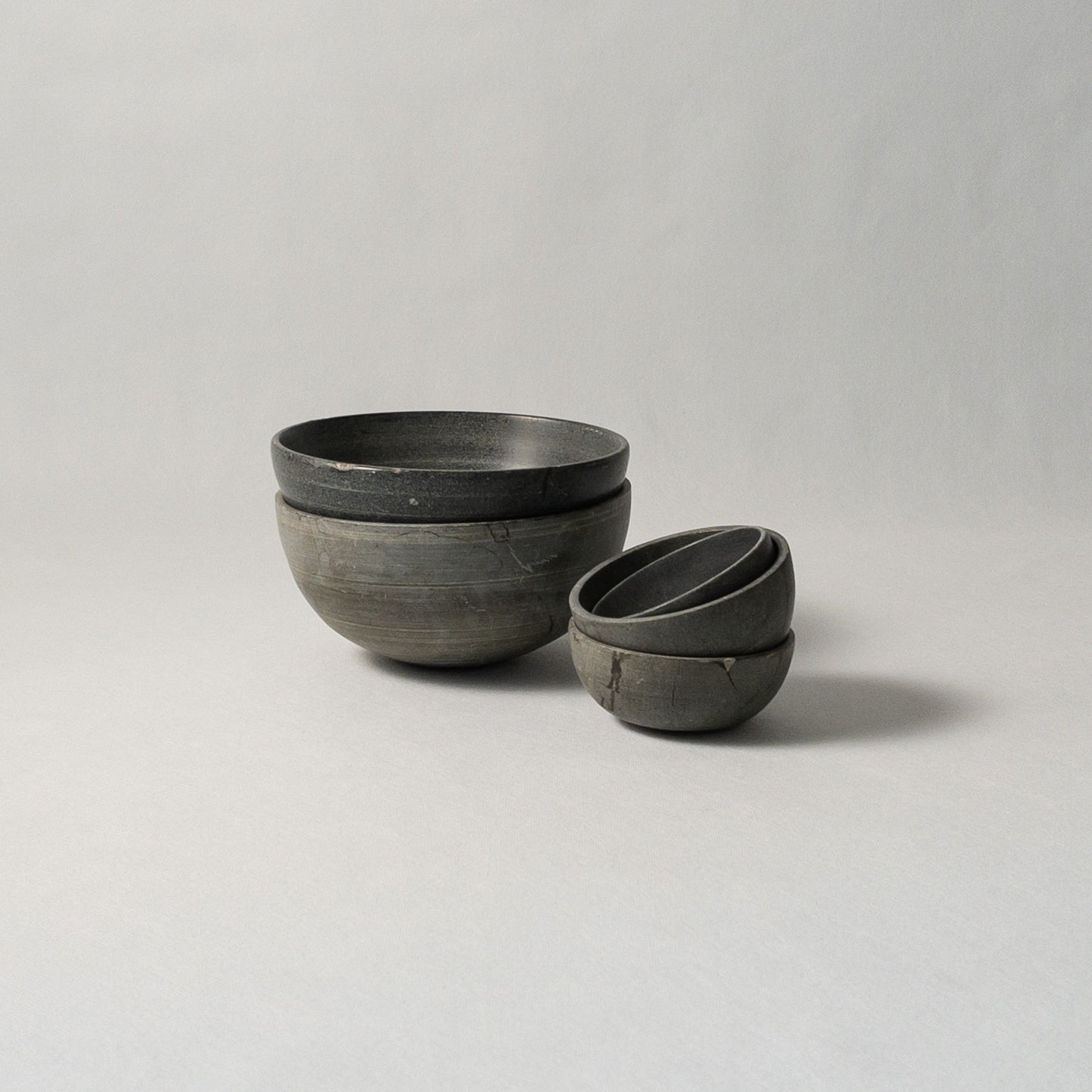 Vintage Stone Bowls - Small