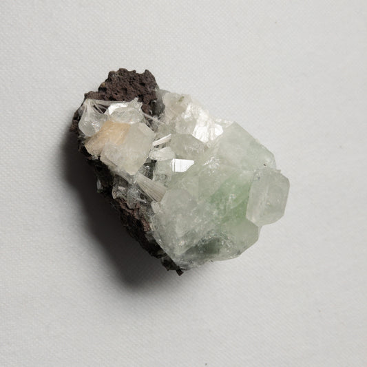 Green Apophyllite Cluster 03