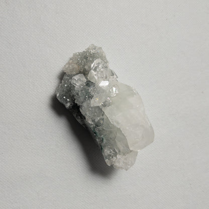 Clear Apophyllite & Blue Chalcedony Cluster 02