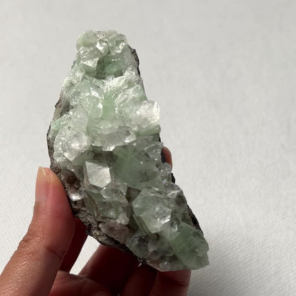 Green Apophyllite Cluster 01