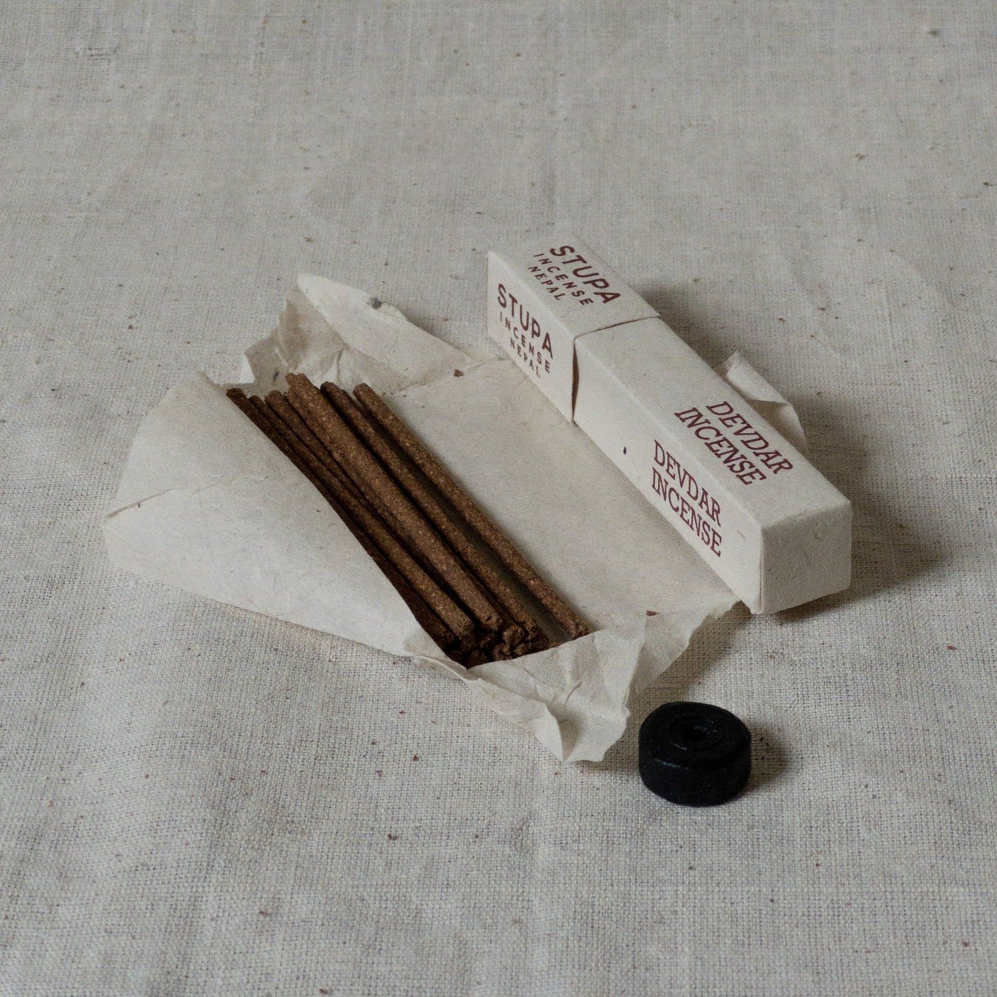 Devdar, Incense, Woody, Aromatic, Traditional, Handmade, Natural, Himalayan, Meditation, Spiritual, Relaxing, Soothing, Therapeutic, Stupa, Fragrant.