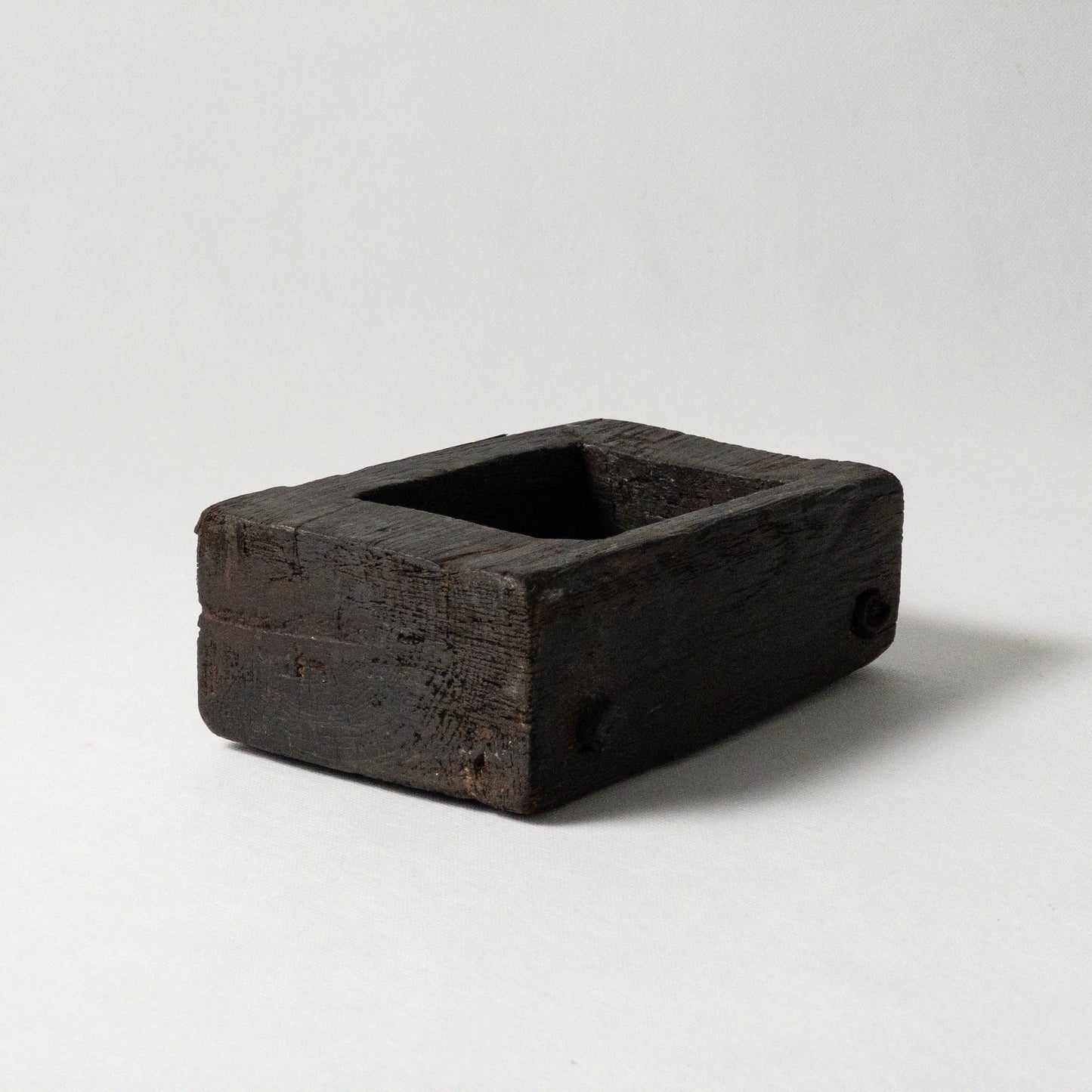 Vintage Timber Box - Black Stain